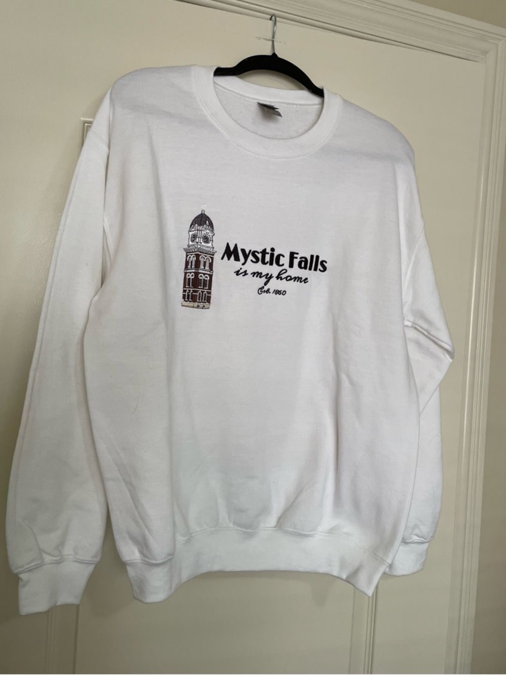 Beyond Epic Shop The Vampire Diaries Embroidered Sweatshirt Mystic Falls